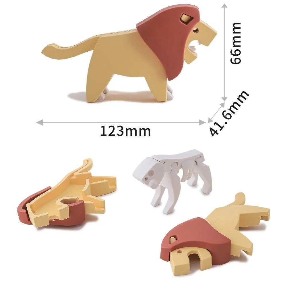 Halftoys Puzzle Diorama 3D - Leão - Image 3