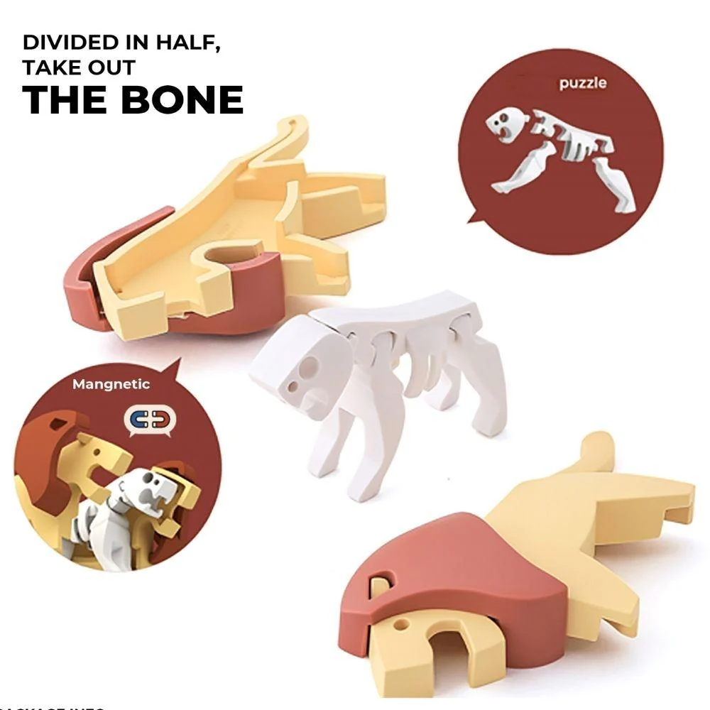 Halftoys Puzzle Diorama 3D - Leão - Image 4