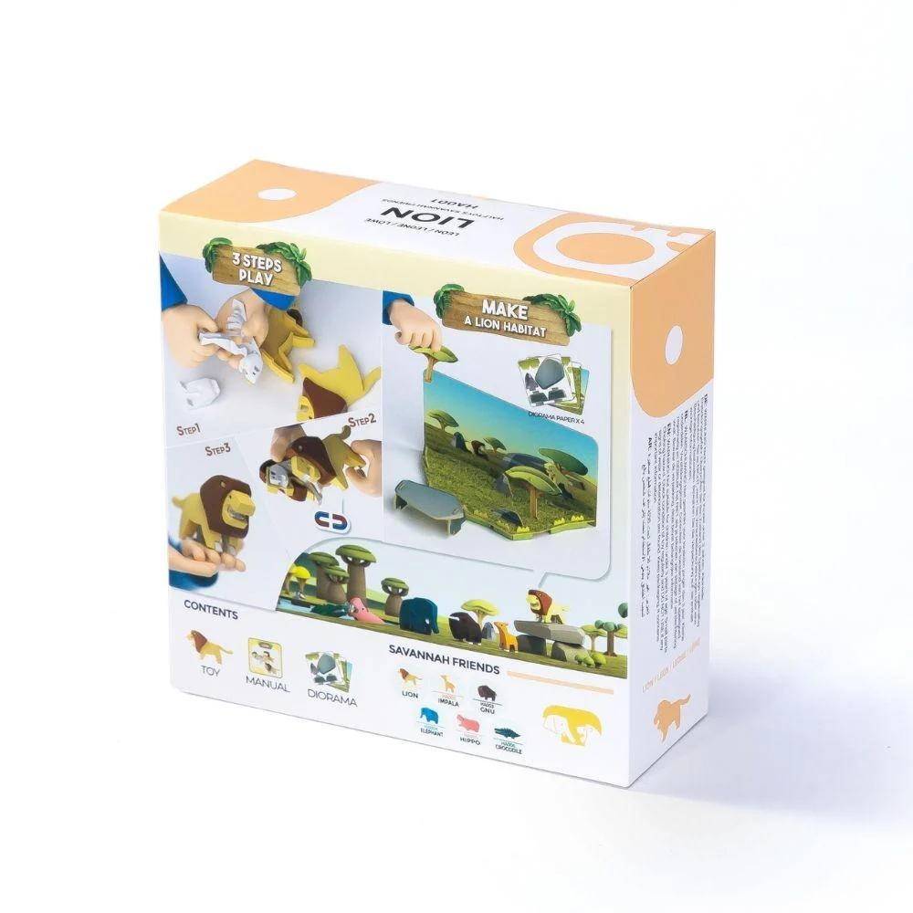 Halftoys Puzzle Diorama 3D - Leão - Image 7