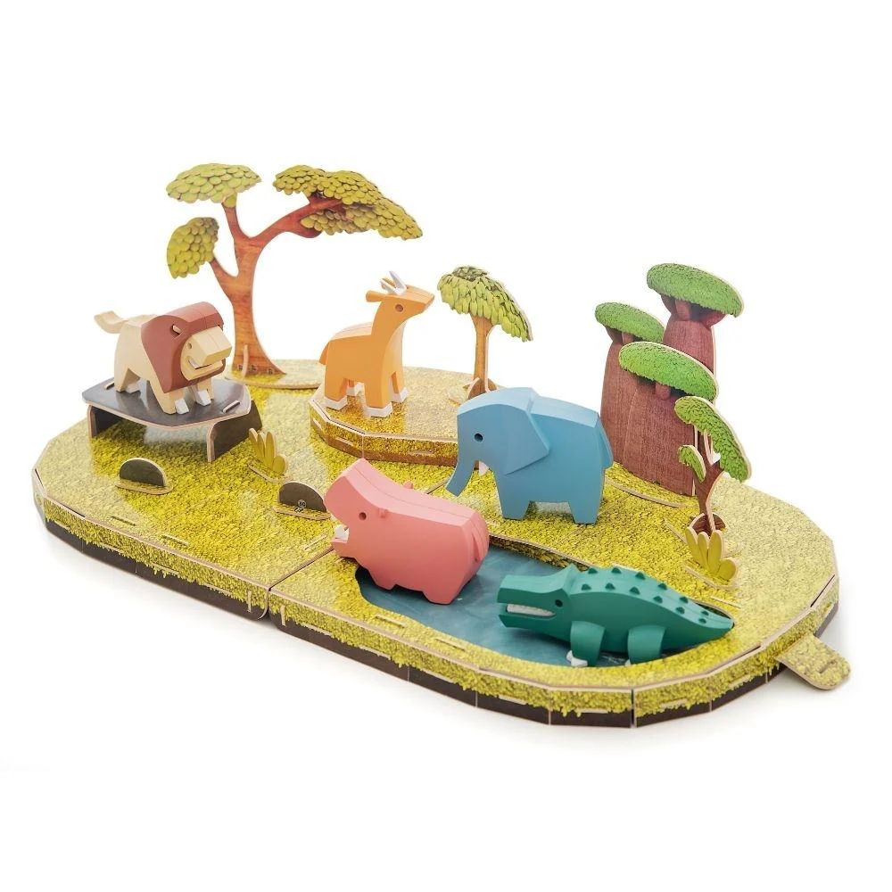 Halftoys Puzzle Diorama 3D - Mundo Animal - Image 4