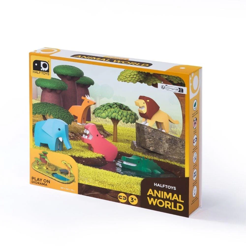 Halftoys Puzzle Diorama 3D - Mundo Animal - Image 5