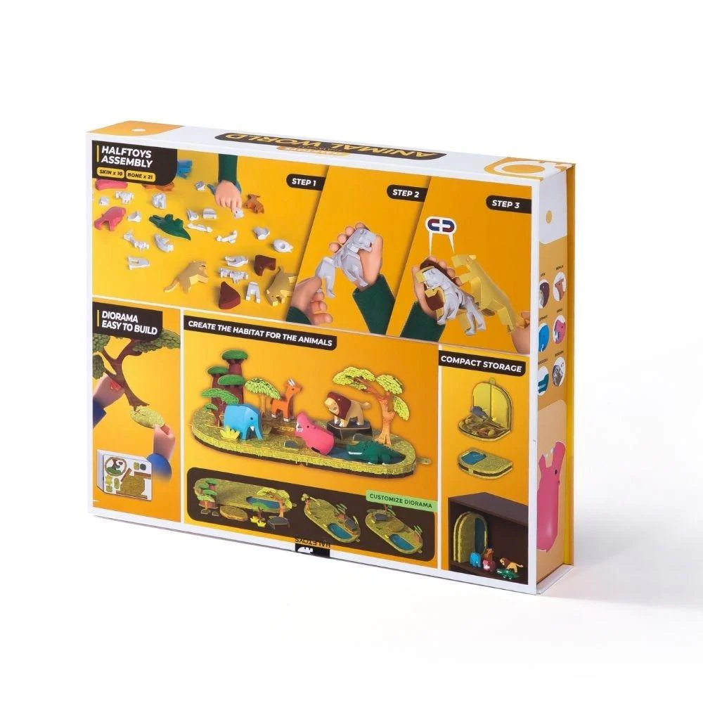 Halftoys Puzzle Diorama 3D - Mundo Animal - Image 6