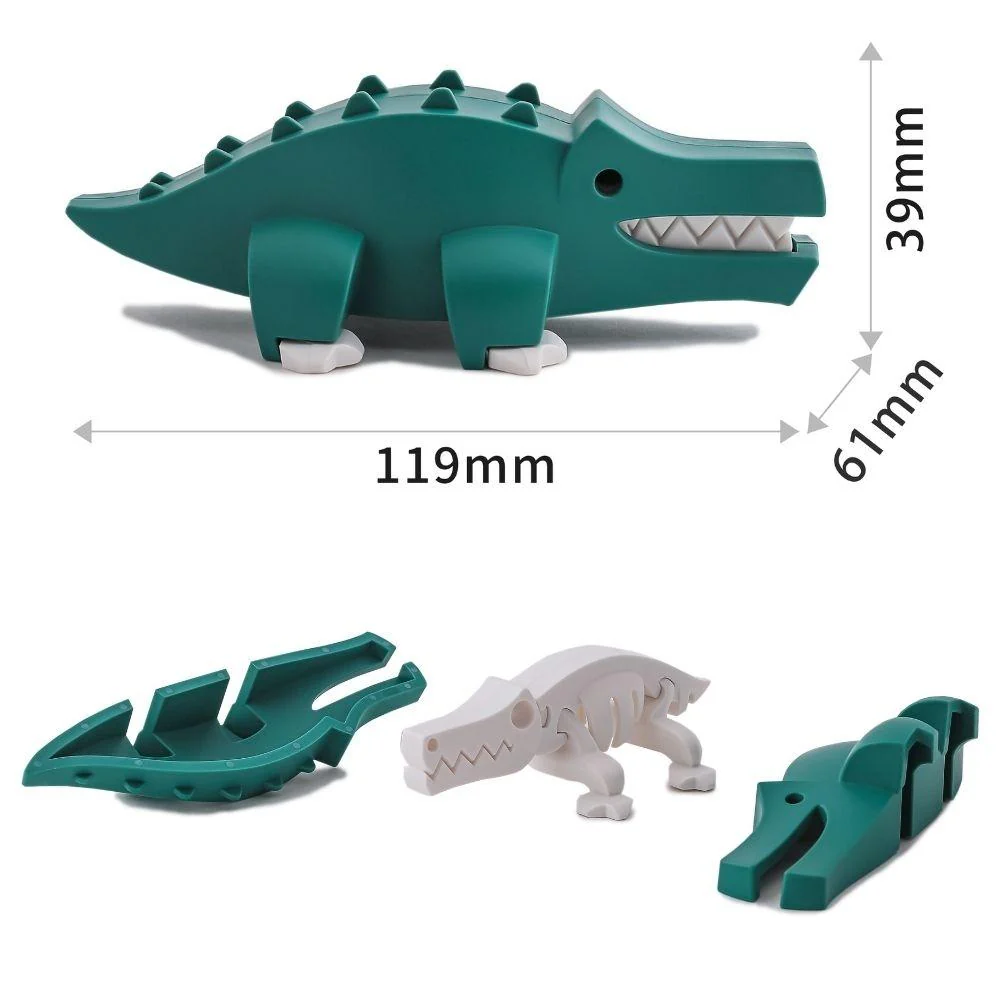 Halftoys Puzzle Diorama 3D - Crocodilo - Image 3