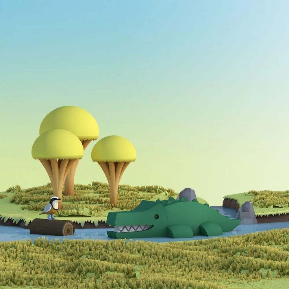 Halftoys Puzzle Diorama 3D - Crocodilo - Image 9