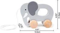 Hape Elefante de puxar e empurrar - Image 3