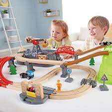 Hape Kit Construção cidade e comboio 50 peças - Image 4