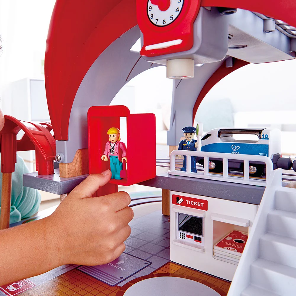 Hape Mega Kit Construção cidade e estação comboios - Image 5