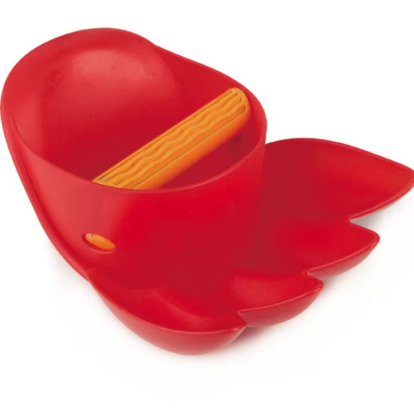 Hape garra escavadora de praia vermelha