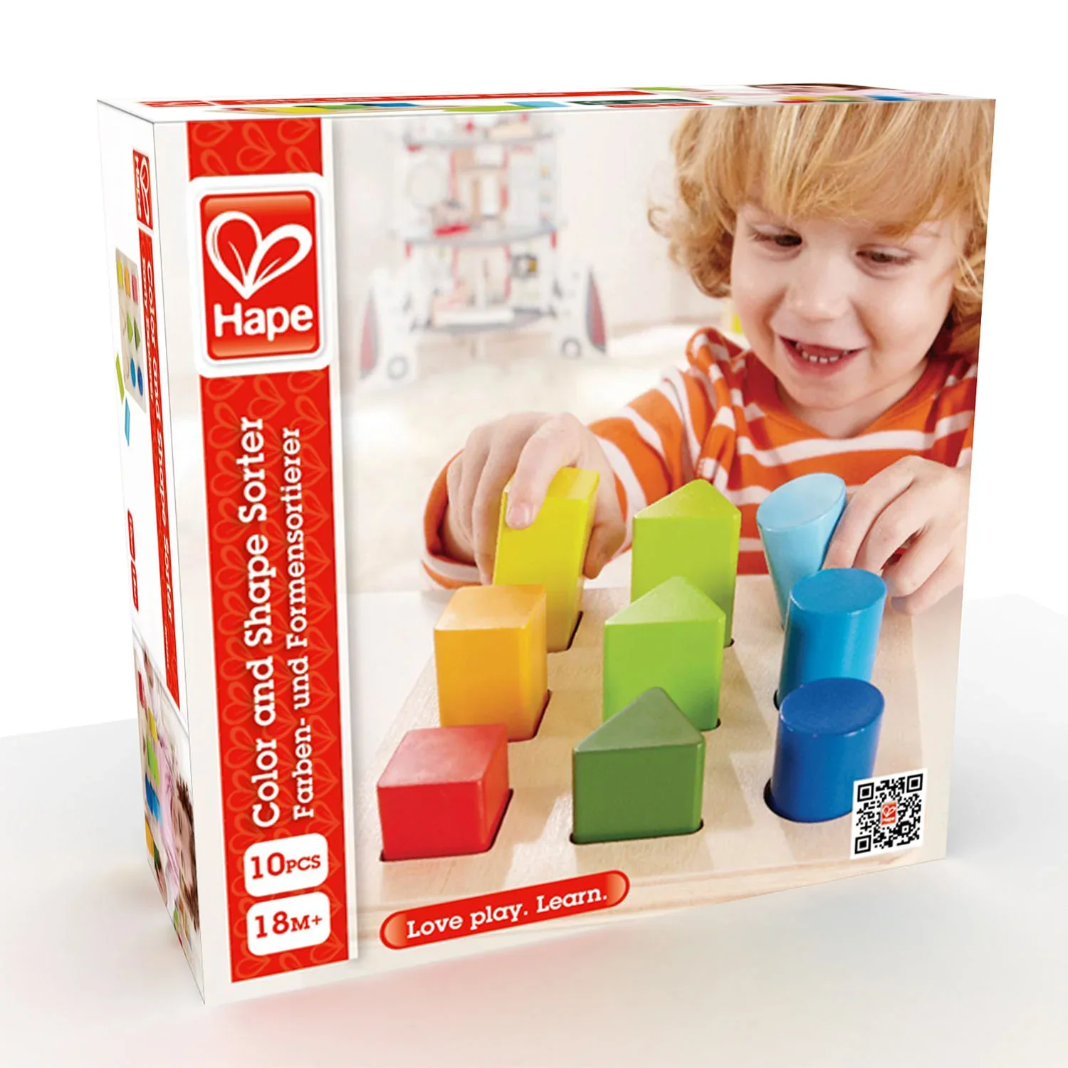 Hape Jogo de Encaixes cores e formas