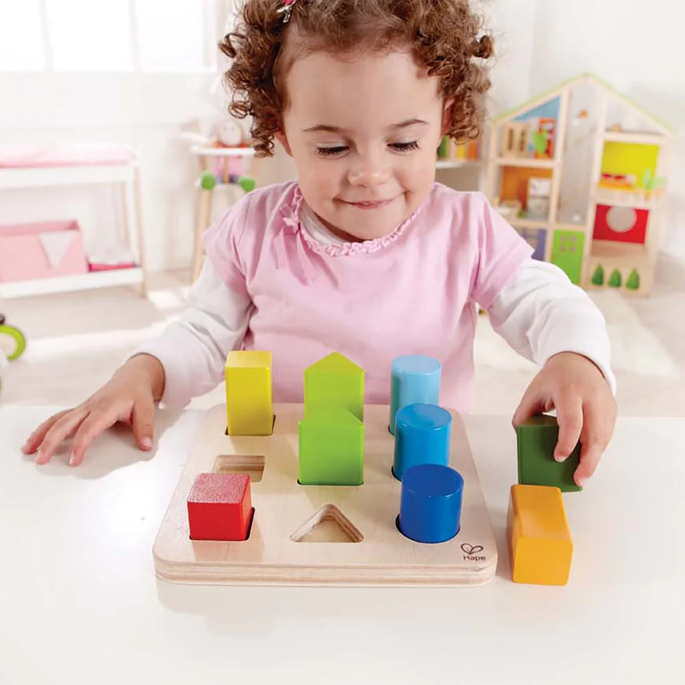 Hape Jogo de Encaixes cores e formas - Image 2