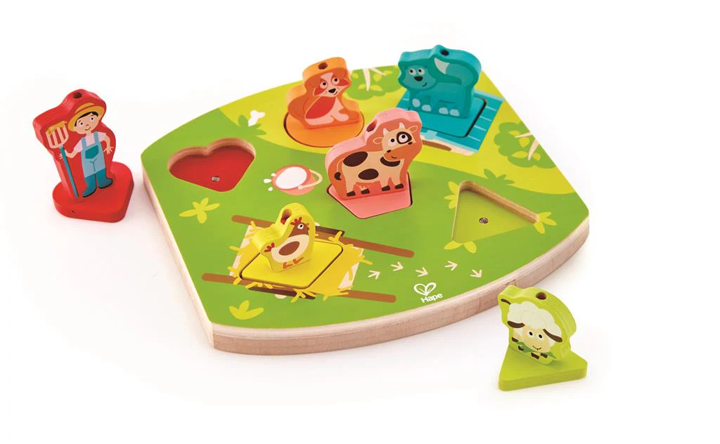 Hape Puzzle encaixável e sonoro A Quinta