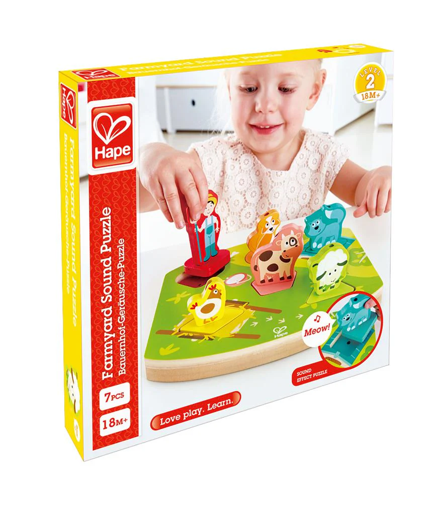 Hape Puzzle encaixável e sonoro A Quinta - Image 4