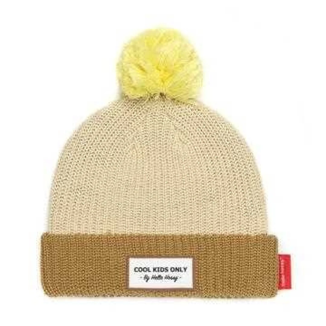 HELLO HOSSY Gorro com Pompom Creme