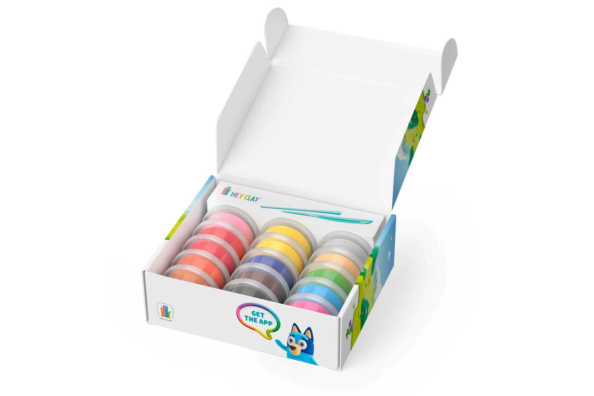 HEY CLAY - Conjunto de Pasta de Modelar Bluey e Amigos - Image 2