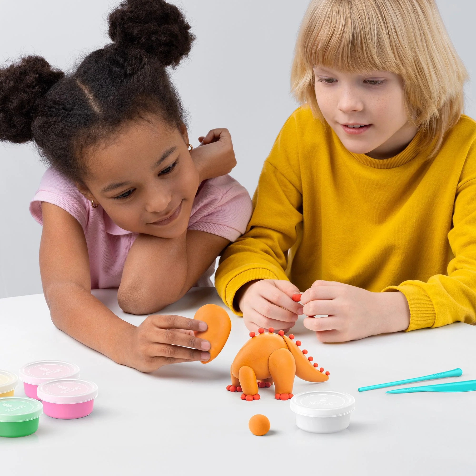 HEY CLAY - Conjunto de Pasta de Modelar Dinossauros - Image 4