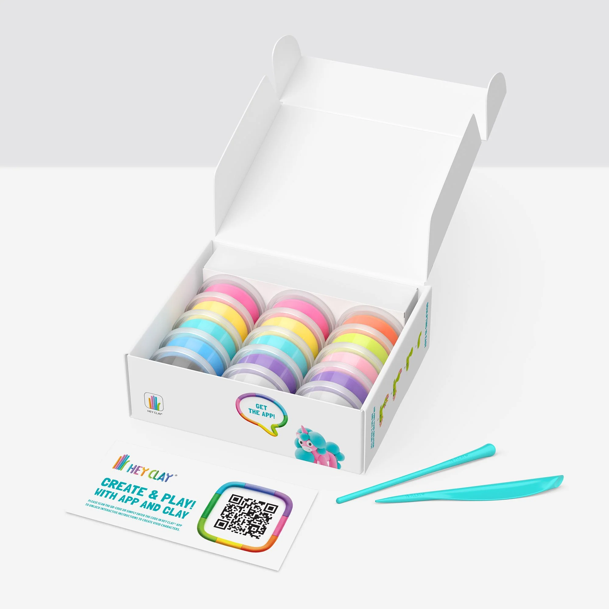HEY CLAY - Conjunto de Pasta de Modelar Rainbown Unicorns - Image 2