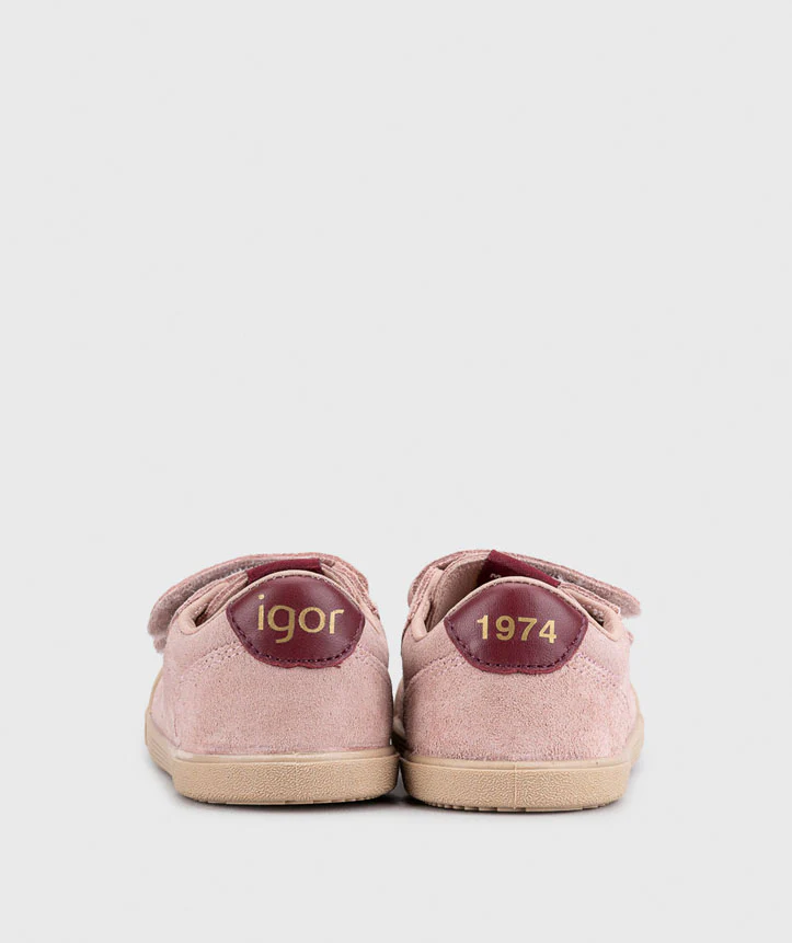 Igor Barefoot Sapatilha TENNIS SUEDE ROSA - Image 4