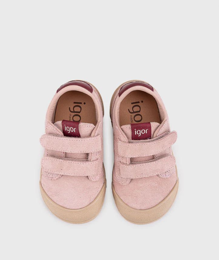 Igor Barefoot Sapatilha TENNIS SUEDE ROSA - Image 5