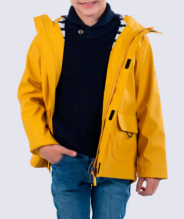 Igor Casaco meia estação impermeável Amarelo - Image 4