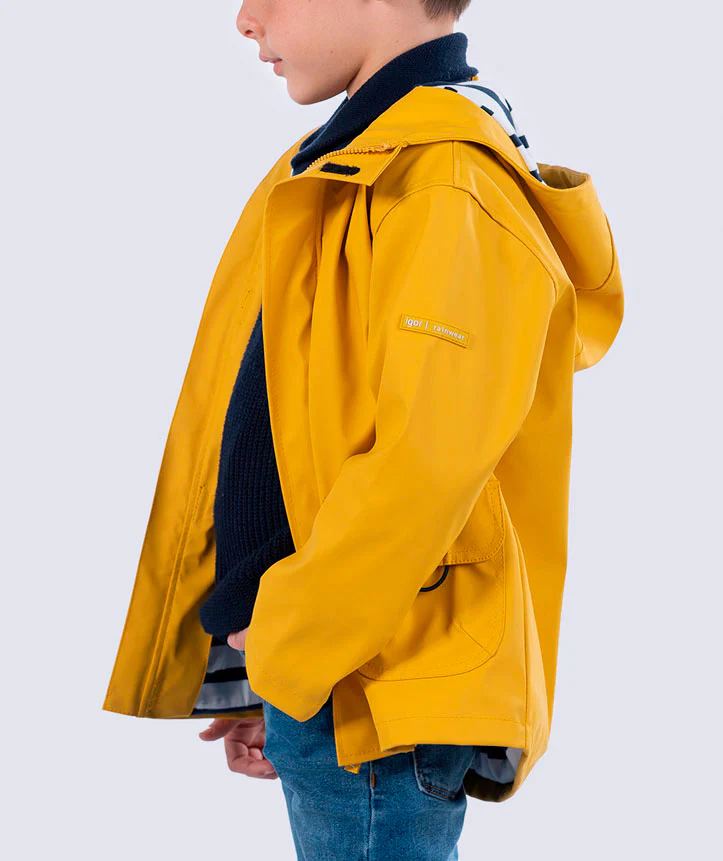 Igor Casaco meia estação impermeável Amarelo - Image 5