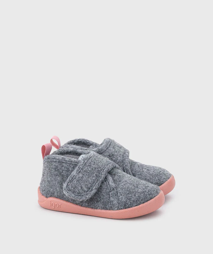Igor Barefoot Pantufa HOMIE GRIS/ROSA