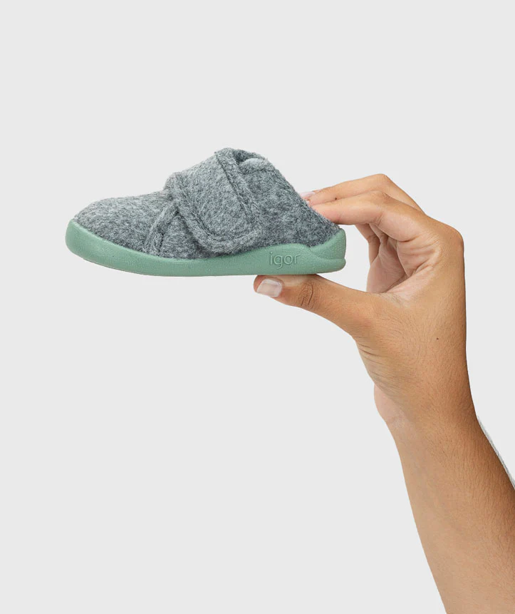 Igor Barefoot Pantufa HOMIE GRIS/VERDE - Image 3