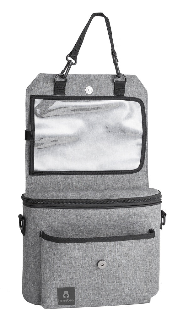 Immiebear Organizador 2 em 1 com bolsa para carro - Image 4