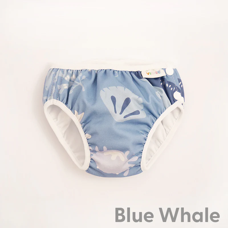 ImseVimse Cueca / fralda reutilizável de praia / piscina Whale azul 6/8kg