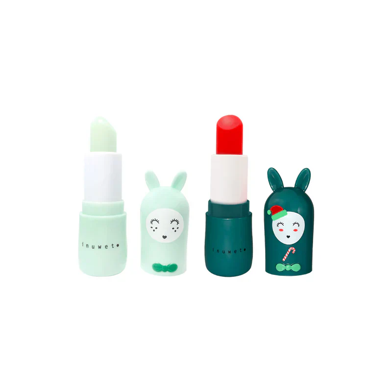 Inuwet Conjunto de 2 Bálsamos Labiais - Maça e Cereja - Image 3