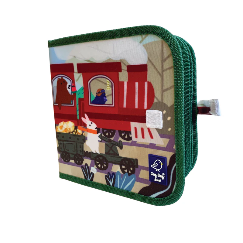 Jaq Jaq Bird Livro Ardósia – Comboios - Image 3