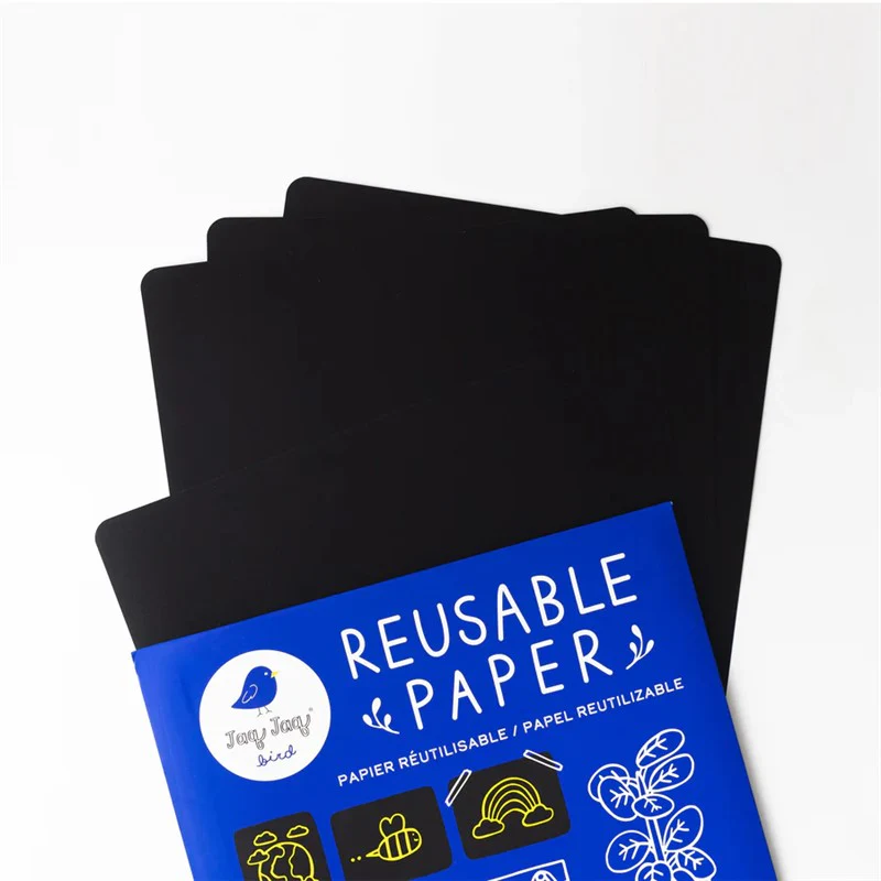 Jaq Jaq - Papel reutilizável e apagável - 10 folhas - Image 3