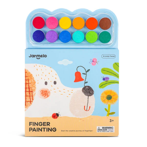 Jarmelo Atividades para pintar com dedos - A Lively Forest