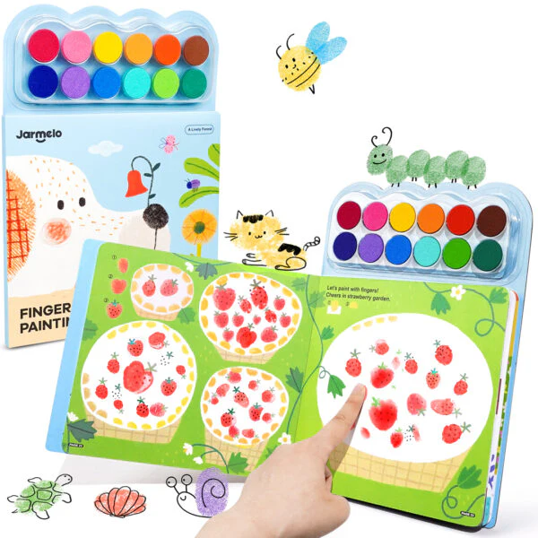 Jarmelo Atividades para pintar com dedos - A Lively Forest - Image 2