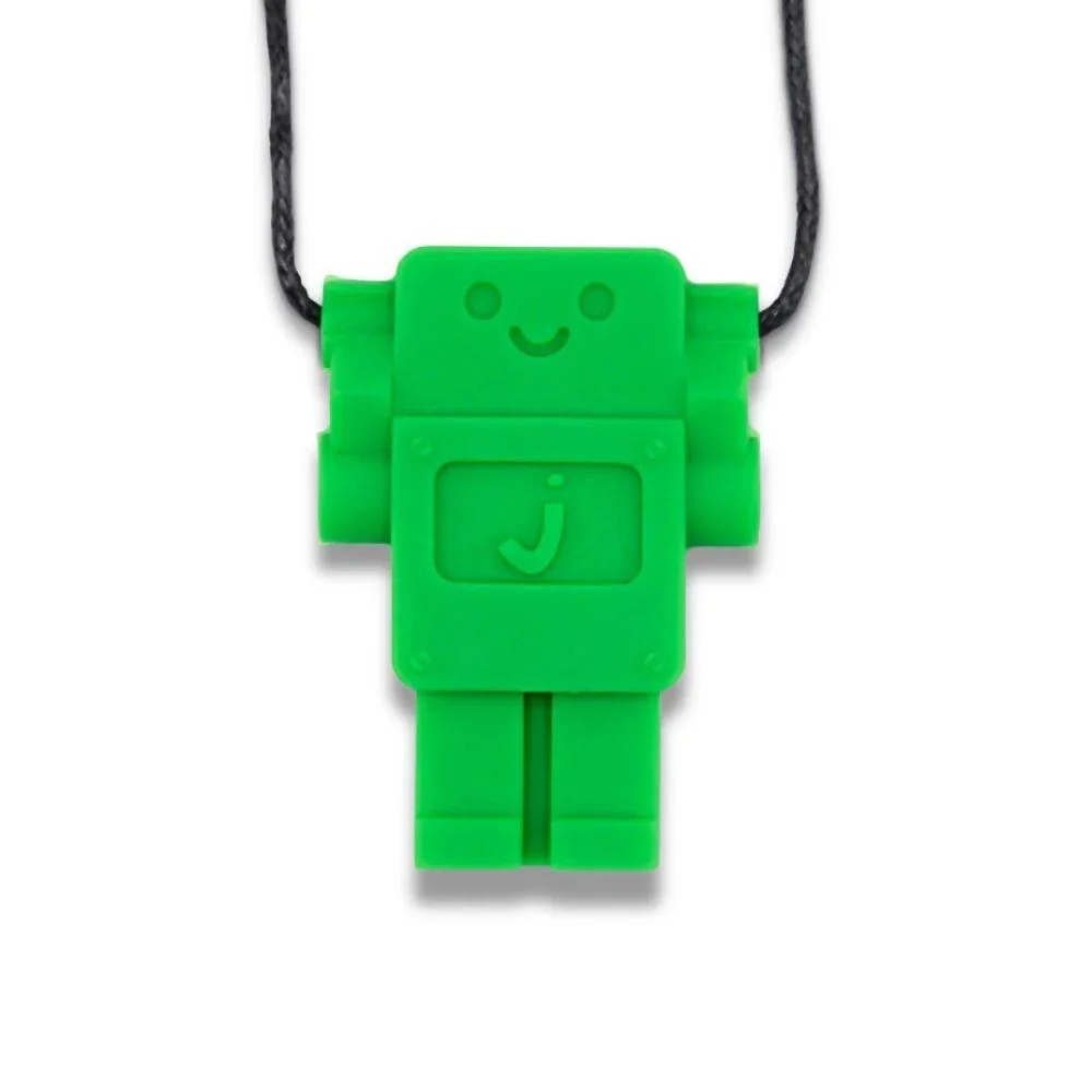 Jellystone Colar Mordedor para crianças +3anos - Robot Verde