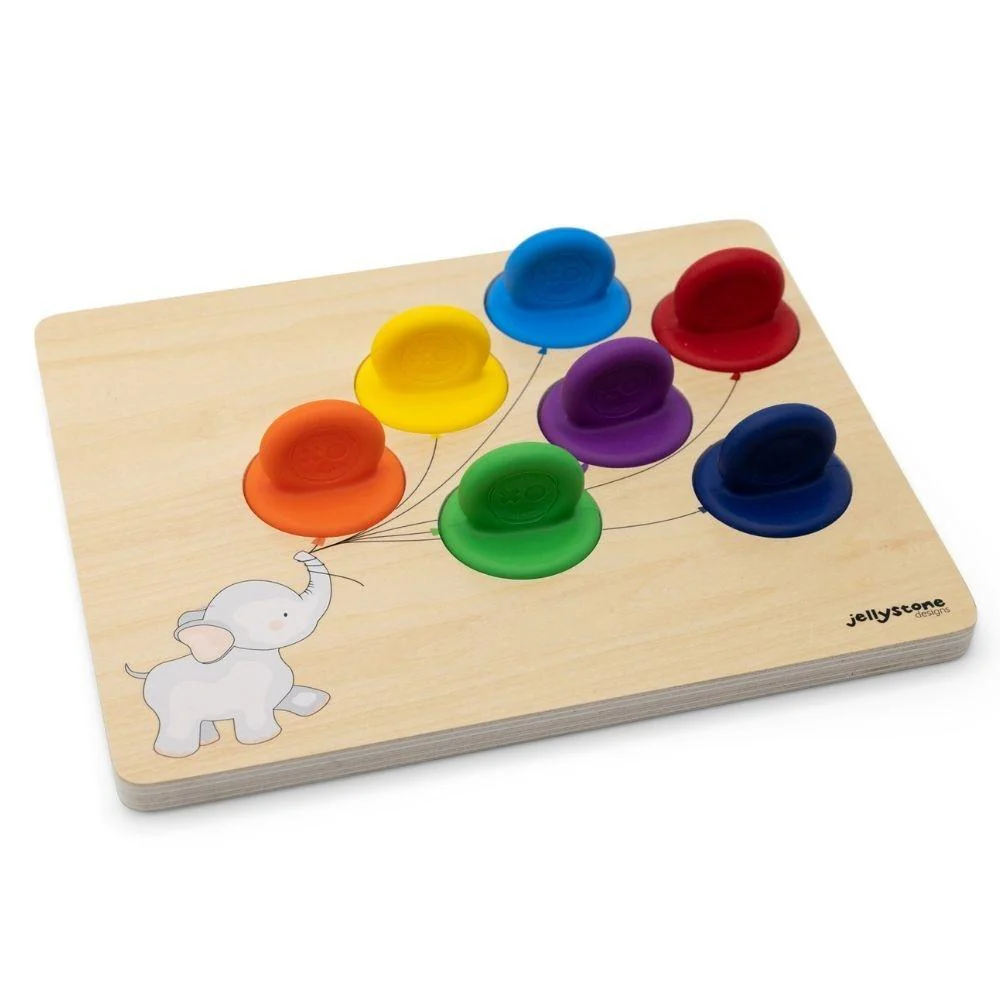 Jellystone- Elefante com balões - Conjunto de carimbos para plasticina