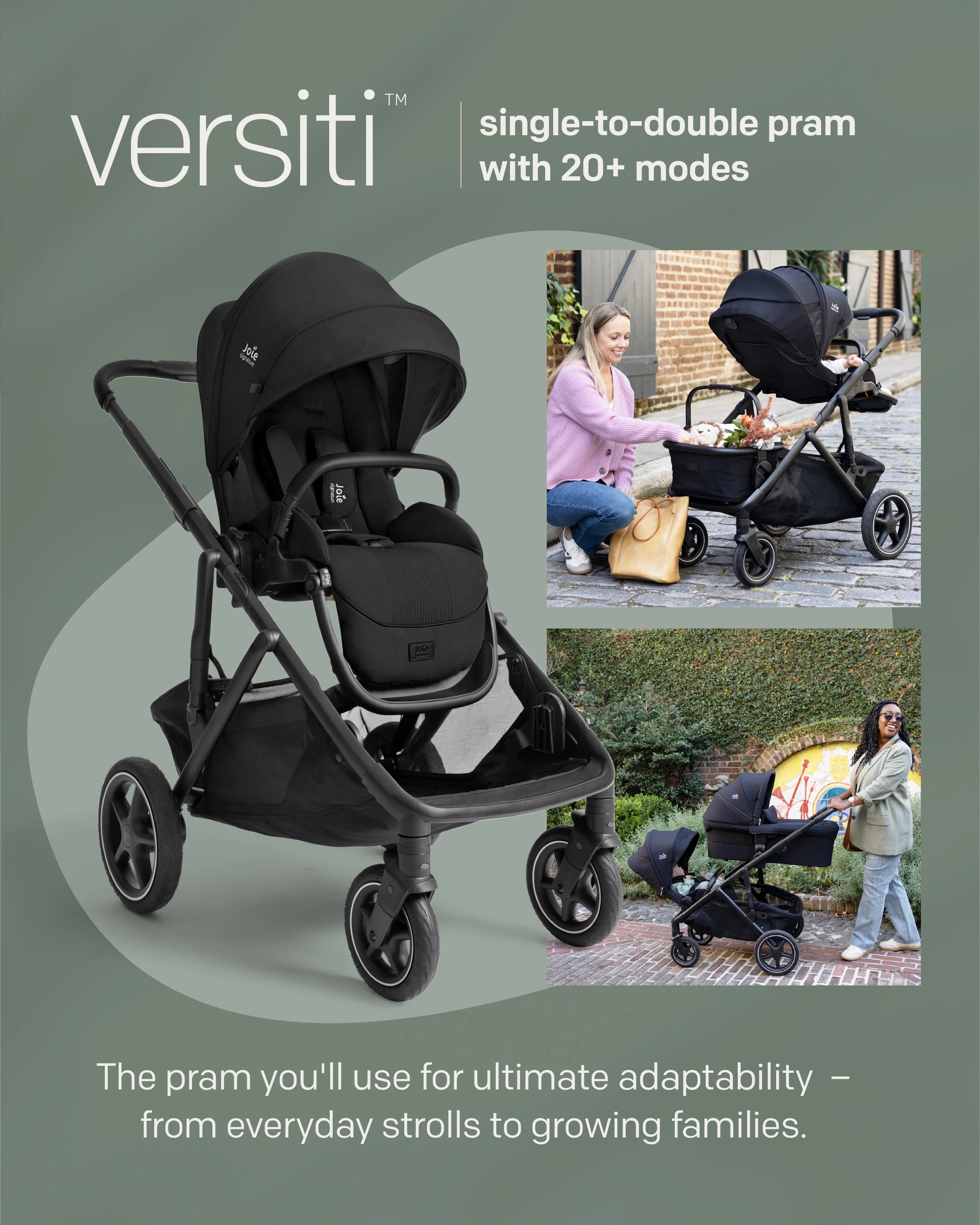 Joie DUO / TRIO para GÉMEOS VERSITI Signature - até 22kg - Image 18