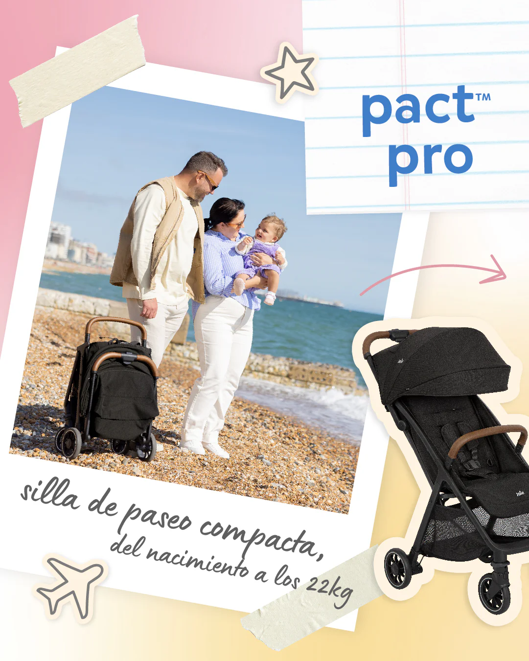 Joie Carrinho de passeio compacto Pact PRO até aos 22kg - Image 21