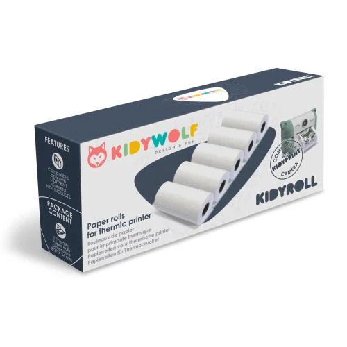 Kidywolf Recargas papel máquina fotográfica - Image 3