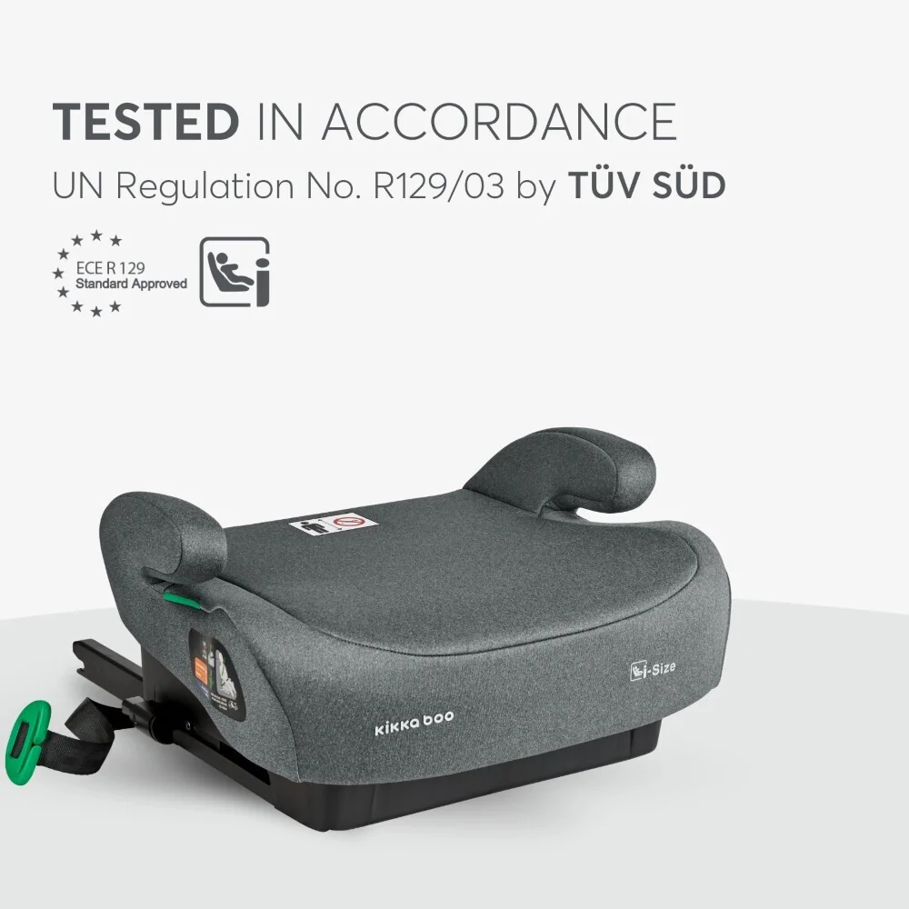 Cadeira auto FF banco elevatório KikkaBoo i-TIP i-SIZE | 125cm - 150cm