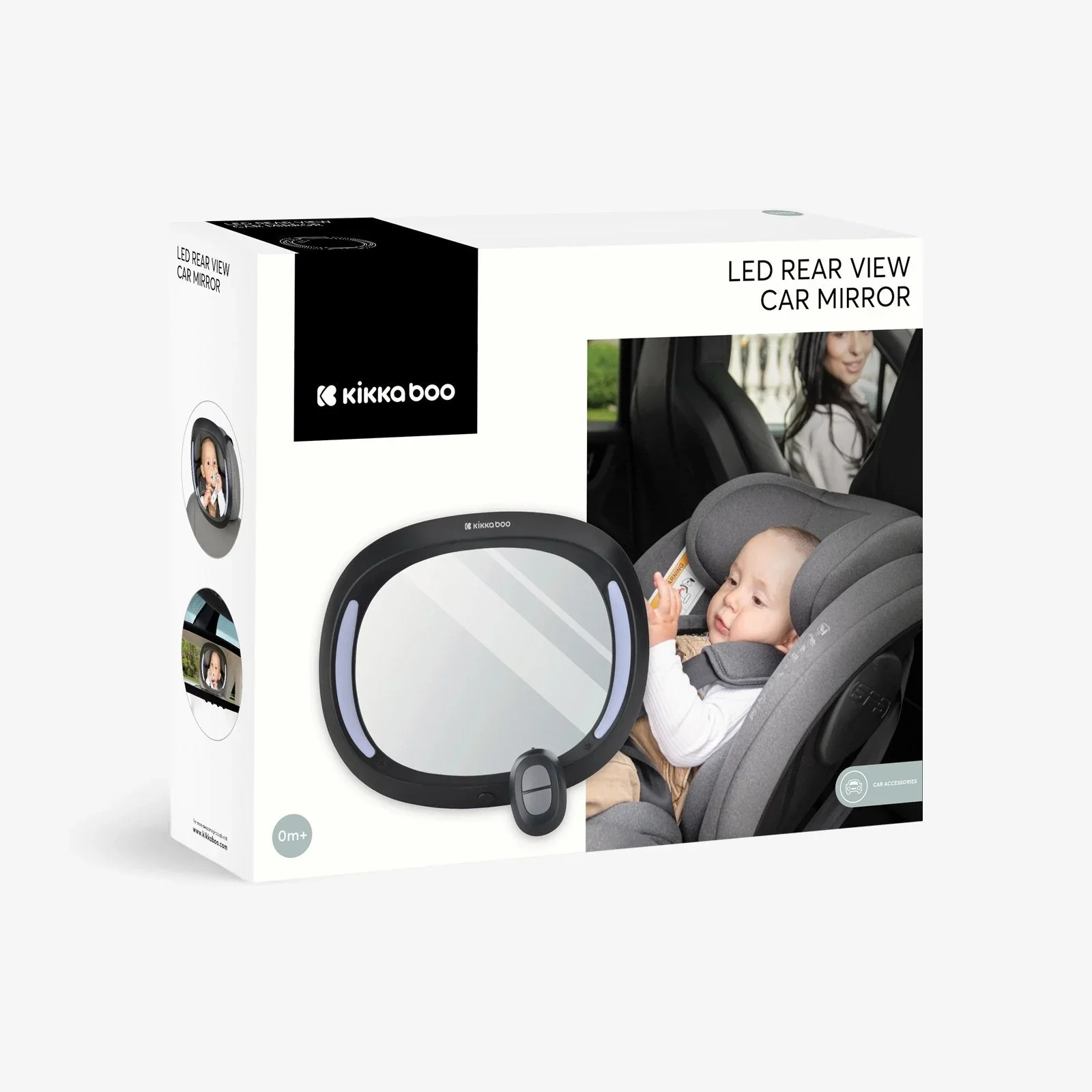 Kikkaboo Espelho Auto com LED