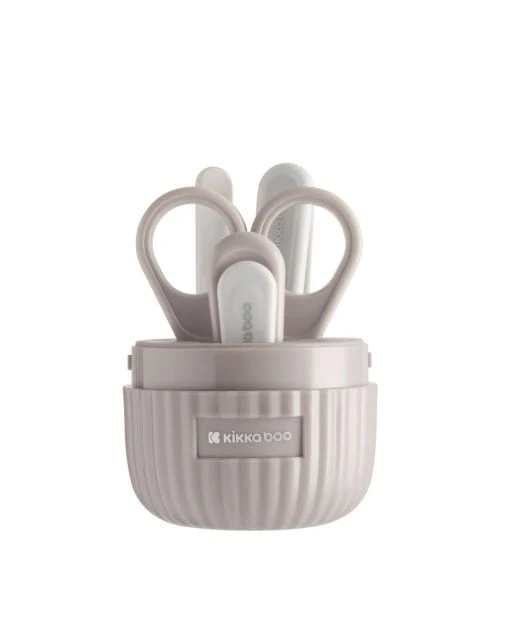 Kikkboo Conjunto higiene Unhas bebé Beige