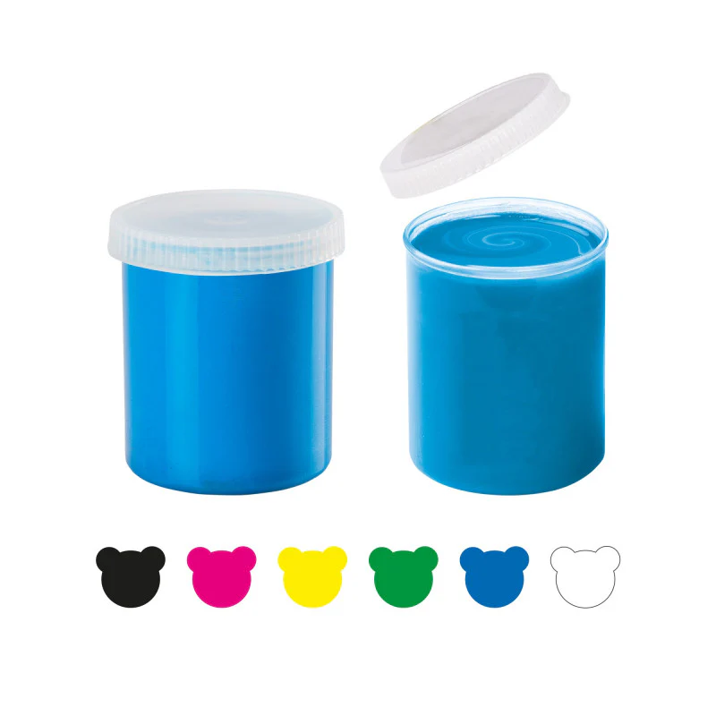CARIOCA BABY Conjunto 6 boiões tinta para mãos 6 x 80ml - Image 2