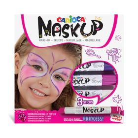 CARIOCA Conjunto pintura facial Princesas 3 barras