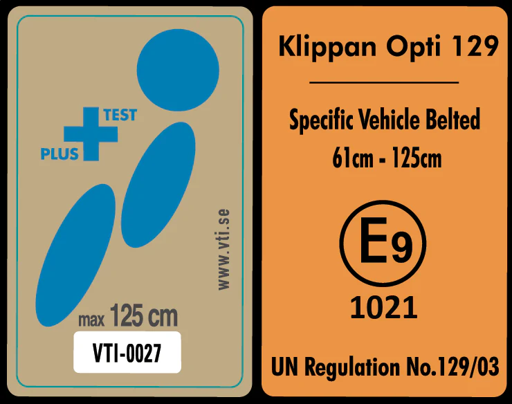 Cadeira Auto Klippan Opti129   | 61cm - 125cm - Image 3
