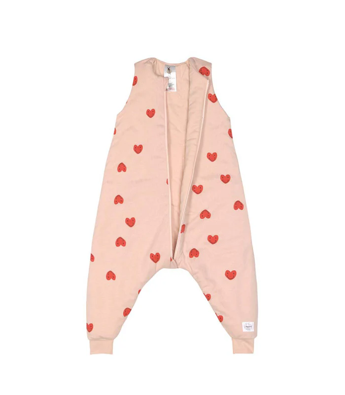 Lassig Saco de dormir com pernas TOG 2,5 Rosa Corações - Image 2