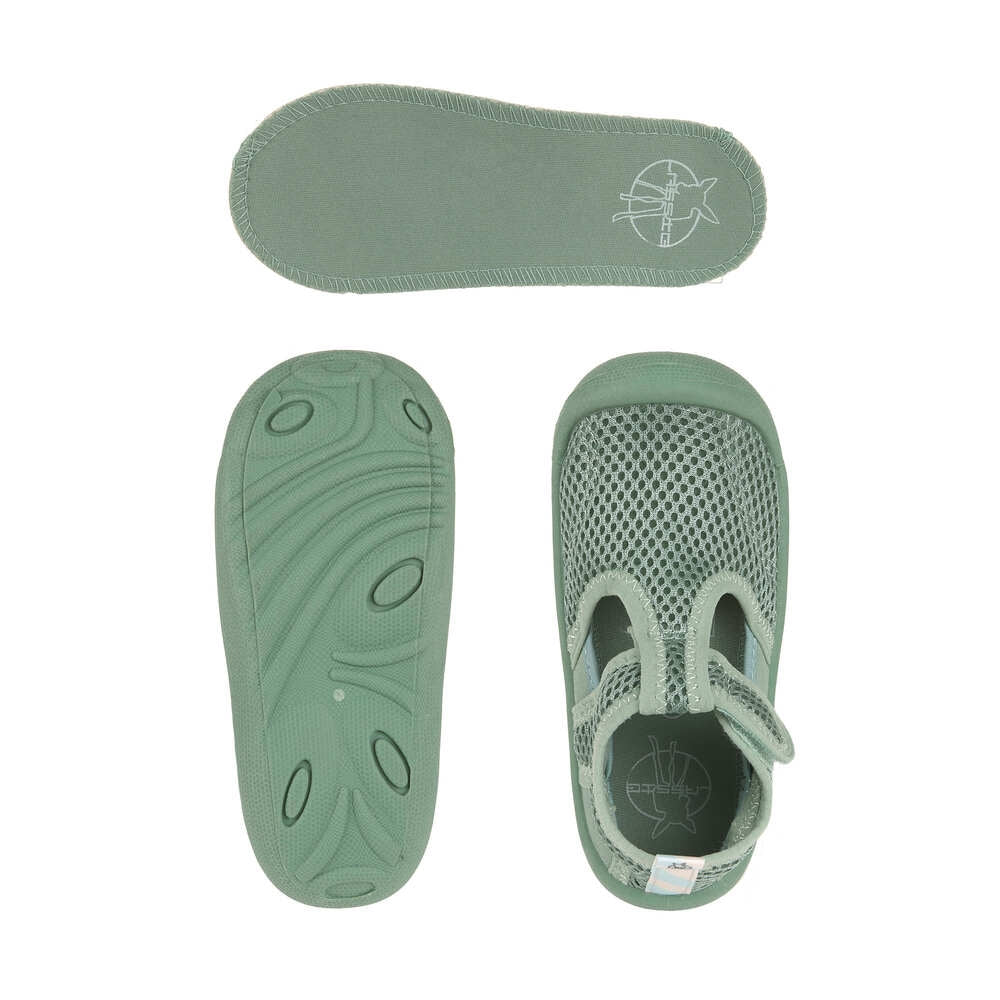 Lassig sandália Sapatos de Praia/Piscina Green