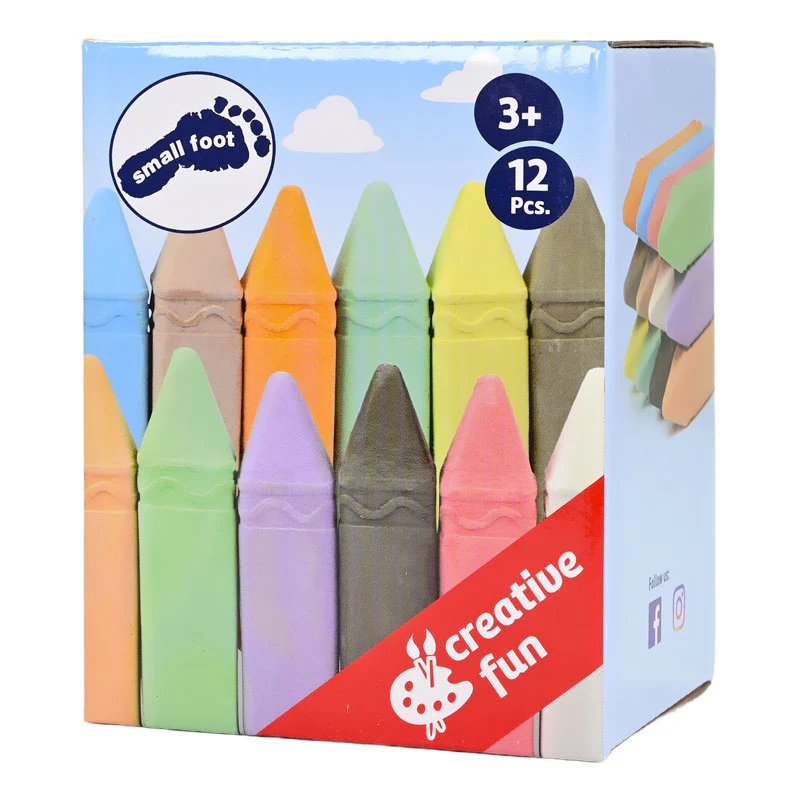 small foot - caixa de 12 gizes para exterior - Image 2