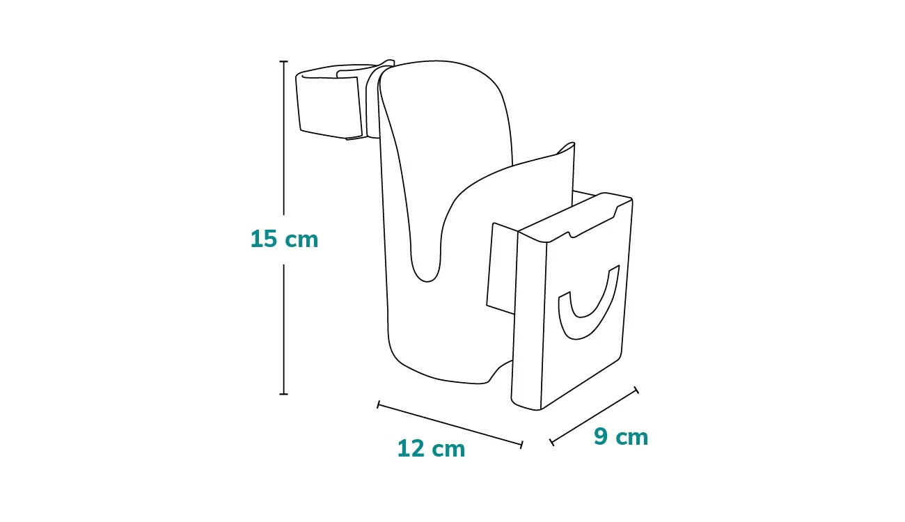 Lionelo segura copos/telemóvel para carrinho de passeio Ove - Image 4