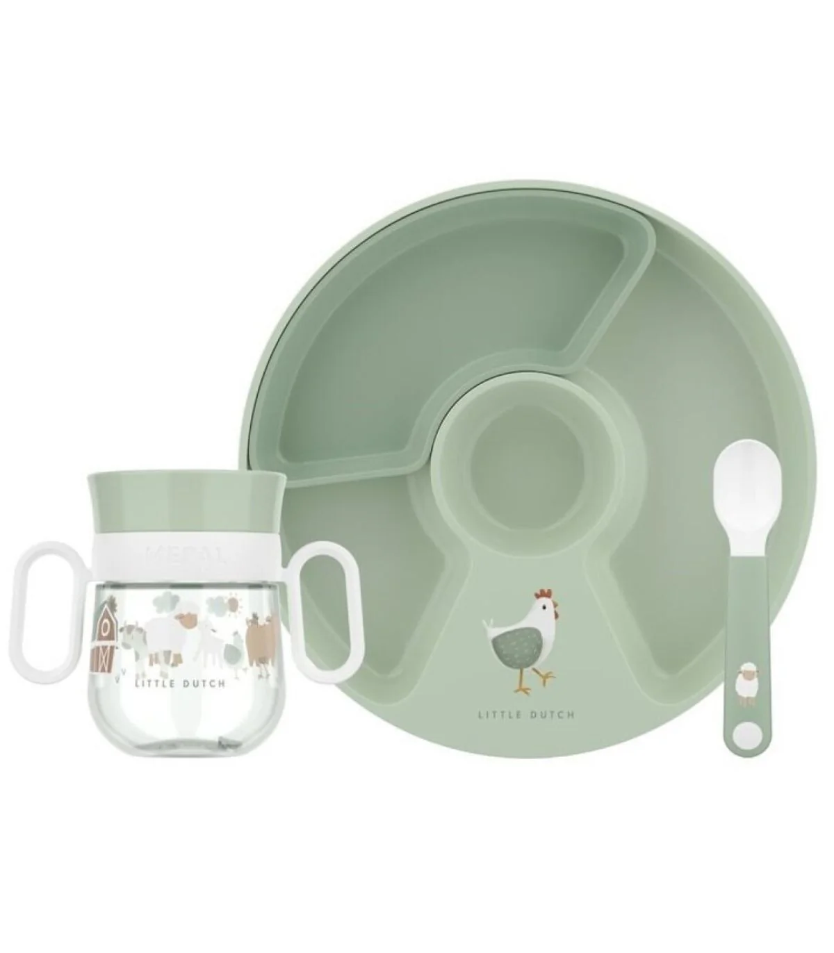 Little Dutch - MEPAL - Conjunto de Refeição Mio 3 peças - Little Farm