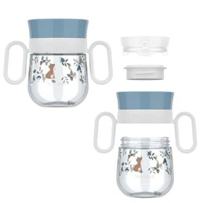 Little Dutch - MEPAL - Copo de treino aprendizagem com asas 360º Forest Friends 200ml - Image 2
